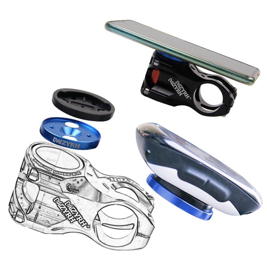 Garmin Bryton Phone Silver用自転車ステムヘッドセットトップキャップストップウォッチマウント|stk-shop|03