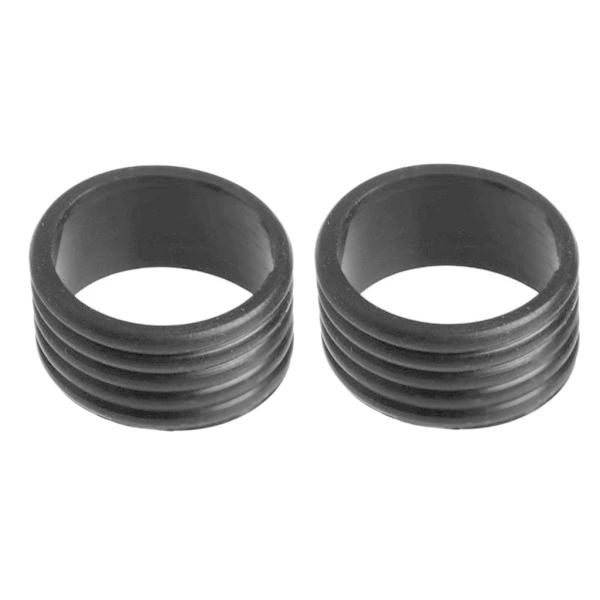 94 Off 2pcsシリコンテニスラケットグリップリングラケットハンドルオーバーグリップループブラック