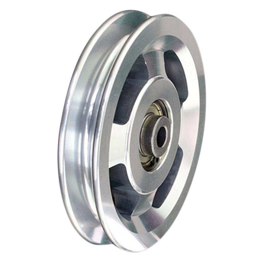 合金プーリーホイールU溝ホームフィットネスプーリーケーブルマシンDIY