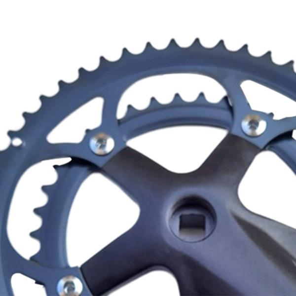 デュアルチェーンリング付き超軽量自転車クランクセット6-10スピード
