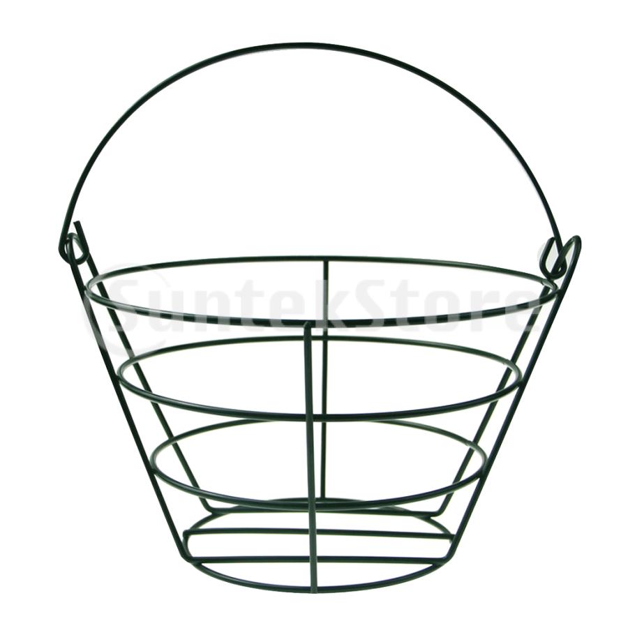 ハンドルが付いているゴルフボールバスケットワイヤー範囲のバケツのゴルフボールの容器のホールダー