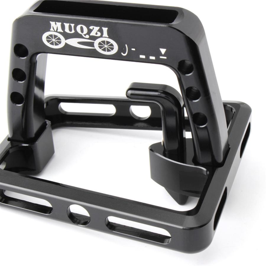 ブラック 折りたたみ自転車フロントブラケット 折りたたみ自転車