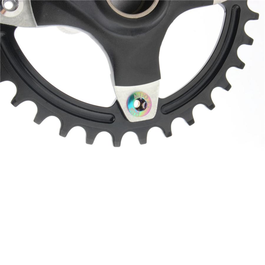 STRIDA チェーンリング(ベルトリング)クランクセット　新品 5個/パッククランクセットボルトチェーンリングボルト＆ナットネジ