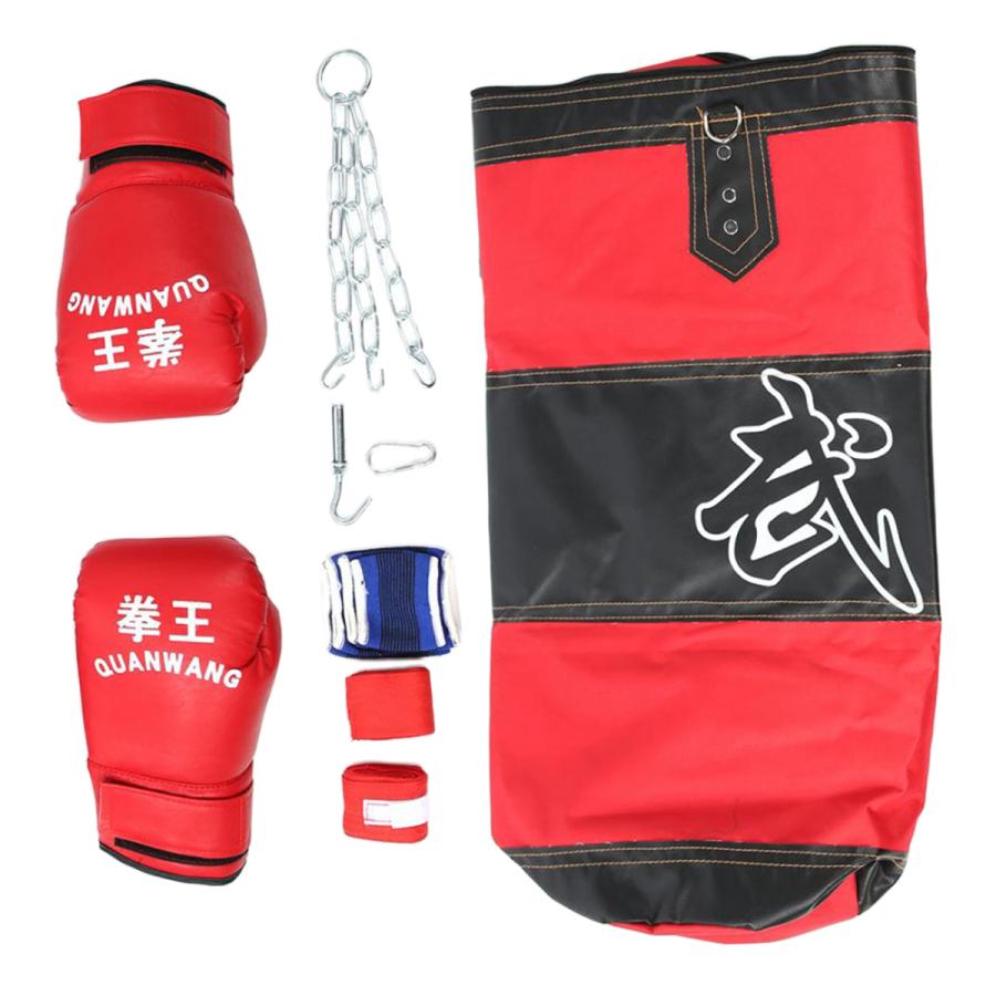 空のボクシングバッグサンドバッグ格闘技キックボクシングトレーニング