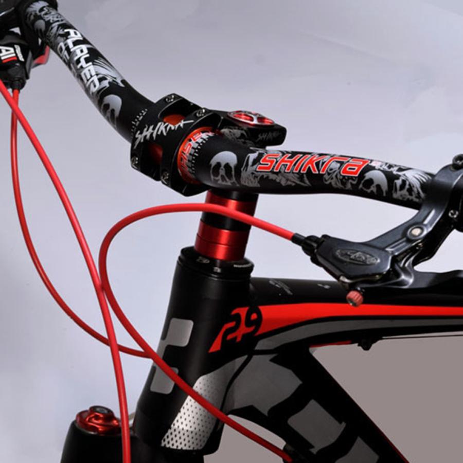 ピストバイク　超ショートハンドル　ステム付き マスピロゴ入りショートステム45mm