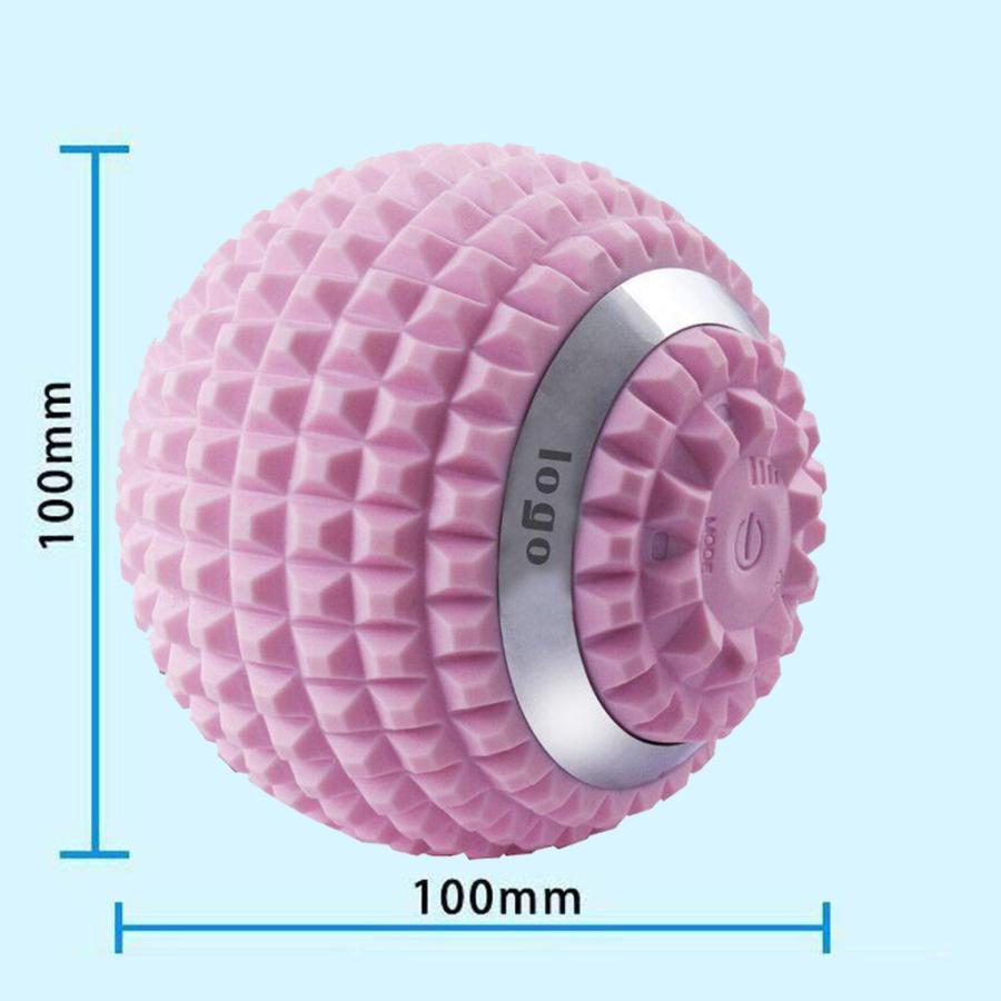 1437円 割引 マッサージボールu充電式マッスルリラックス10cmマッサージローラーピンク