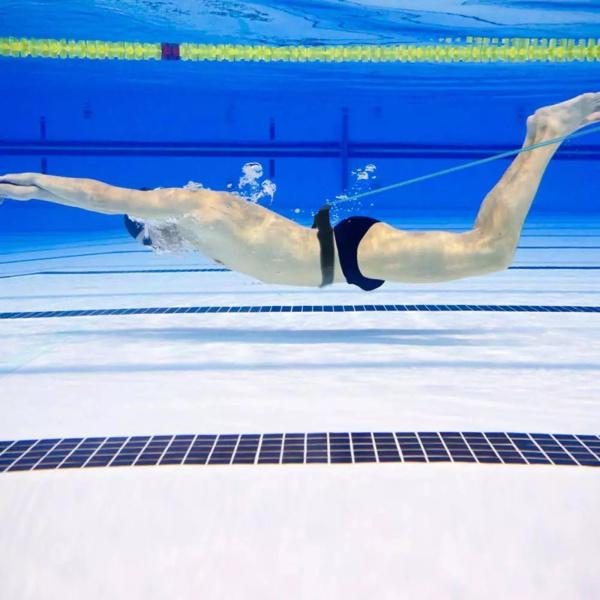 4m水泳抵抗ベルト水泳テザートレーナートレーニングエイドブルー10mm :54054514:STKショップ - 通販 - Yahoo!ショッピング