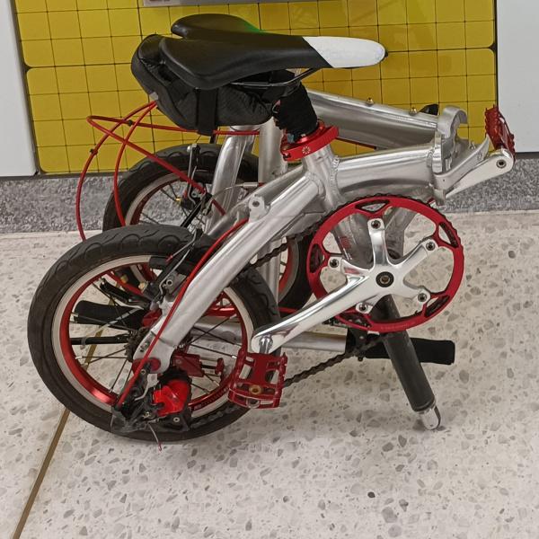 折りたたみ自転車補助ローラーイージーアシストホイールアクセサリー 