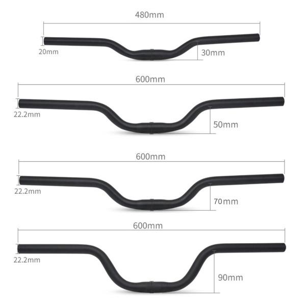 デラックスマウンテンバイクハンドルバーアルミニウム合金フラットバー