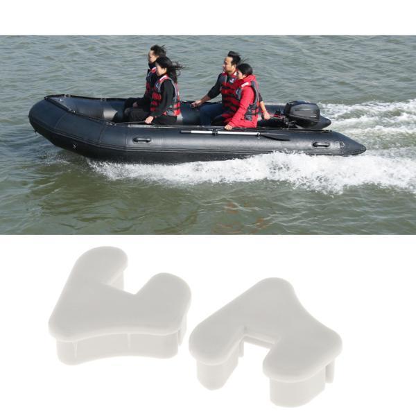 2ピース/個カヤックカヌーボートラフトアルミロッドストッパー栓カヤックカヌーボートロッド穴プラグ用の穴プラグの両端｜stk-shop