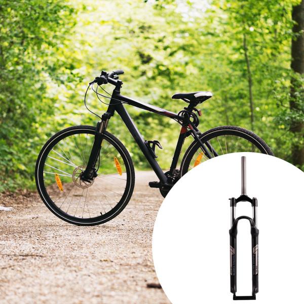 28.6mmMTBバイクフロントフォークロックアウト調整フォーク29インチブラック