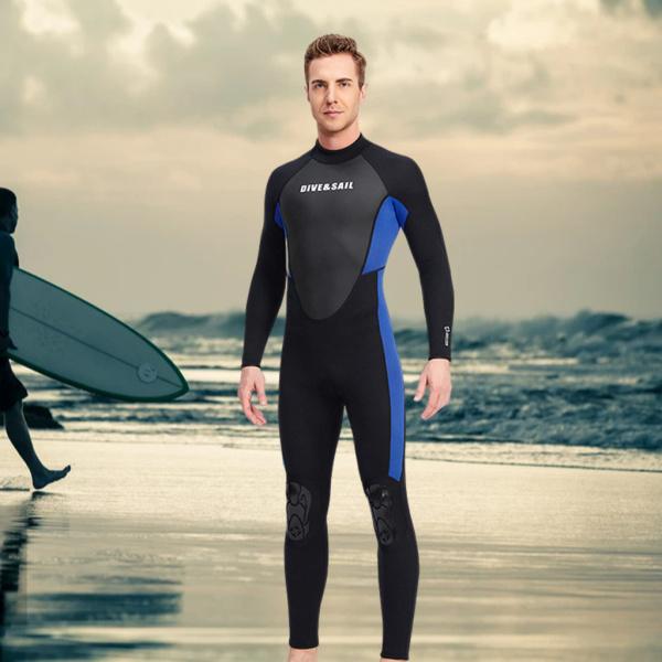 ウェットスーツフルボディ3mm保温UV保護ネオプレンバックジップ長袖ダイビング用シュノーケリング用オープンウォータースイミングレディース
