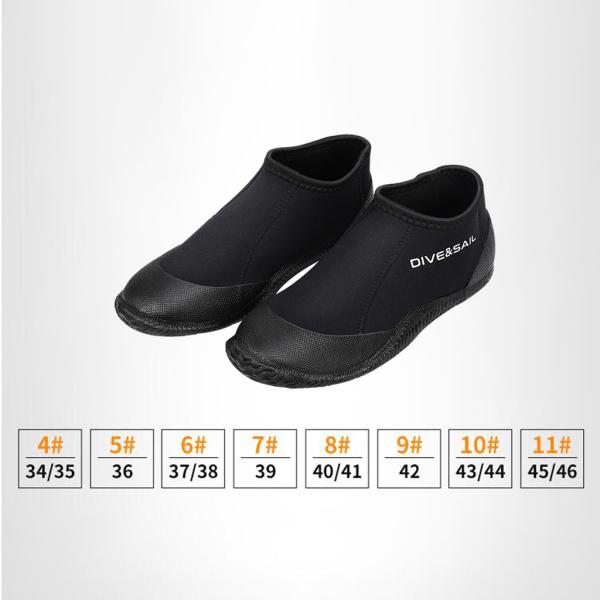 ネオプレン3mmウェットスーツブーツシューズラバーソールカヤック