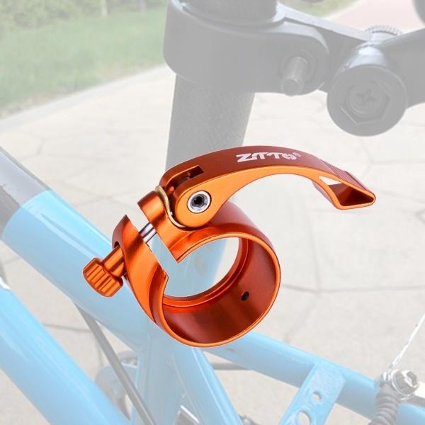 クイックリリース自転車シートポストクランプ39.8mmサイクリングモディフィケーションオレンジ|stk-shop|03