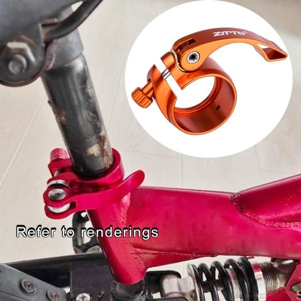 クイックリリース自転車シートポストクランプ39.8mmサイクリングモディフィケーションオレンジ|stk-shop|04