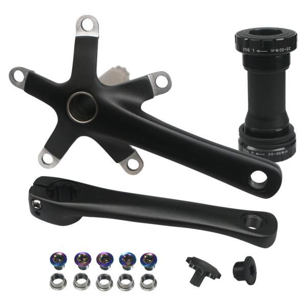 シングルスピードクランクBBセット Amazon | OTAシングルスピードクランクセット48T、170mmクランク