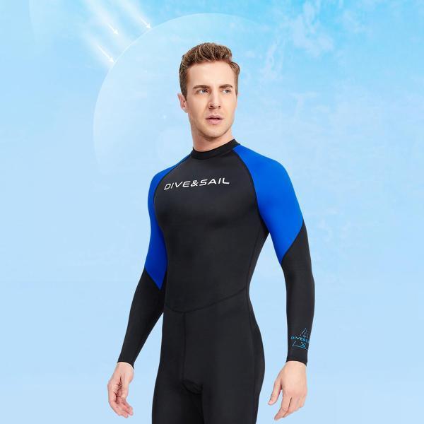 ウォータースポーツ用ウェットスーツをダイビングする男性バックジップ