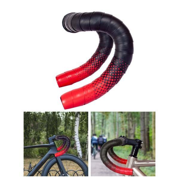 2xEVAPUロードバイクハンドルバーテープ快適なグリップ屋外