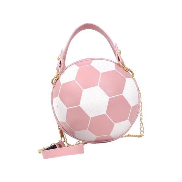 フットボール型クロスボディバッグ 財布 財布 PU ショルダーバッグ 仕事 イブニング ピンク｜stk-shop｜02