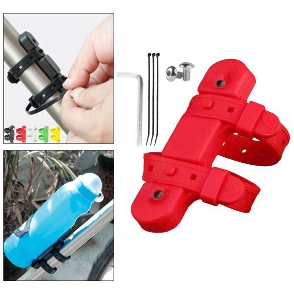 マウンテン バイク ケトル マウント アダプター 自転車 ウォーター ボトル ケージ ストラップ レッド 54075671STKショップ