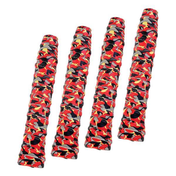 テニス バドミントン ラケット グリップ ラップ テープ スカッシュ ノンスリップ オーバー グリップ ハンドル テープ レッド