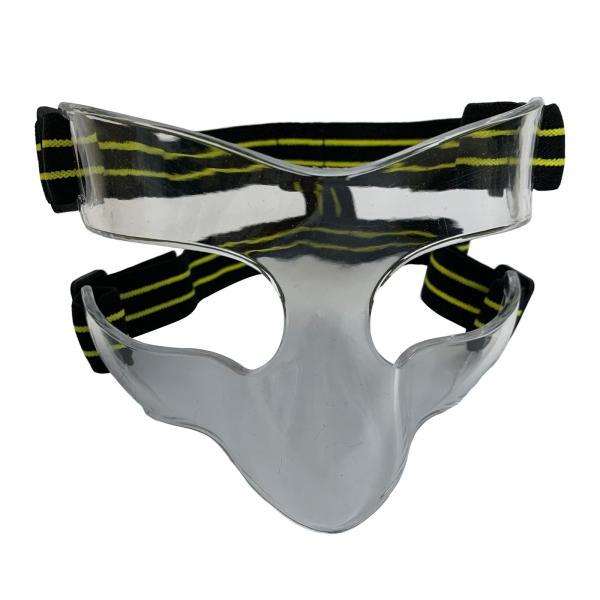 ノーズガード バスケットボール フェイスシールド ジム エクササイズ キッズ サッカー スポーツ フェイスマスク イエロー ハーフフレーム