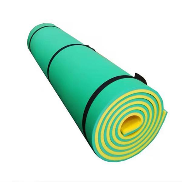 フローティングウォーターマット、厚い水泳フローティングフォームパッドハンモック、ウォーターアクティビティ用のポータブル3層ウォーターラフトマ