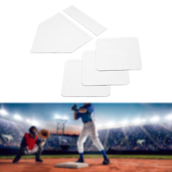 野球 ソフトボール 5点ベースセット 軟式フィールドベース ホワイト 