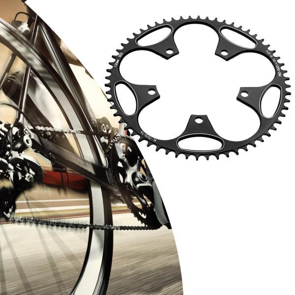 COSPAII チェーンリング　52t　ナローワイド　シルバー　cncハート ROCKBIKES（ロックバイクス） ナローワイド チェーリング