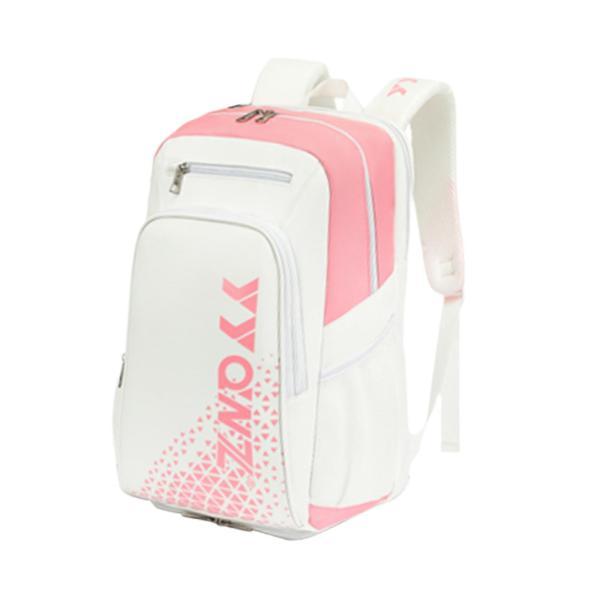 VICTOR バドミントン ラケットバッグ ホワイトピンク バドミントンバックパック バドミントンバッグ 大容量 ラケット
