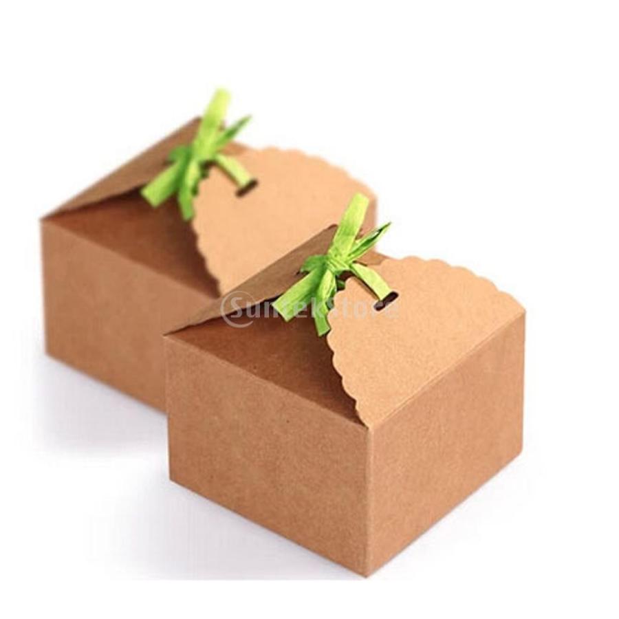 クラフト紙 DIY 茶色 紙製 お菓子 パッケージ ギフトボックス