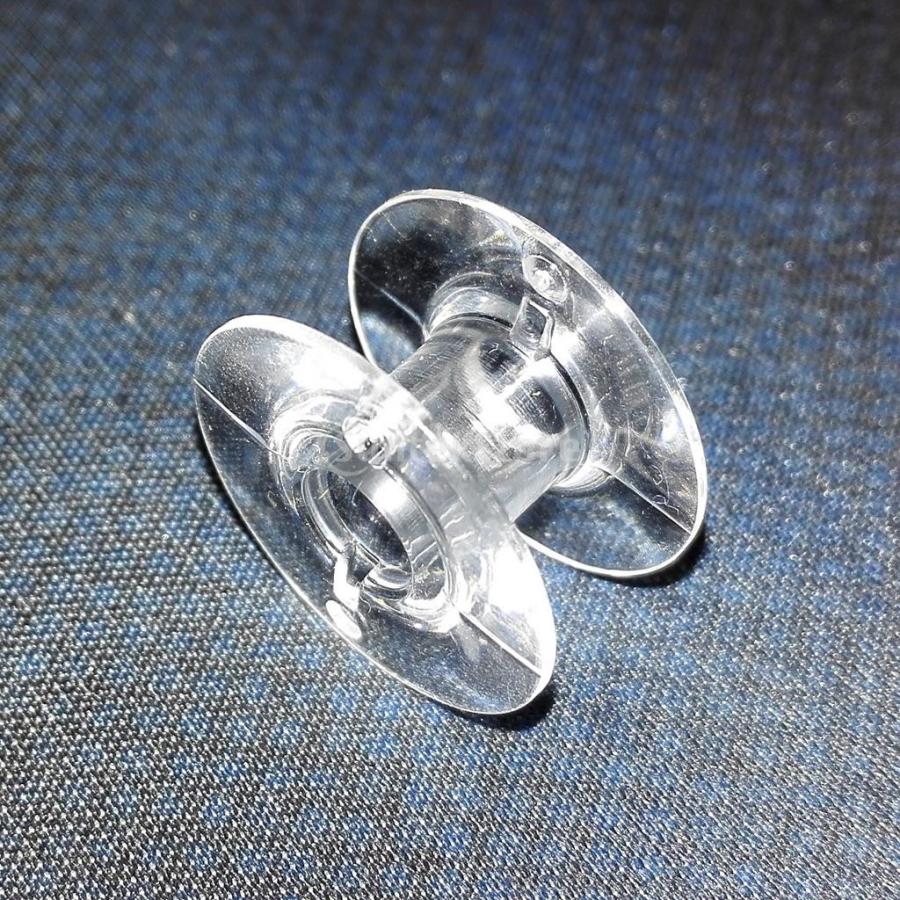 クリア 樹脂 ボビン ミシン 裁縫ツール DIY工具 透明ボビン 約50個｜stk-shop｜02