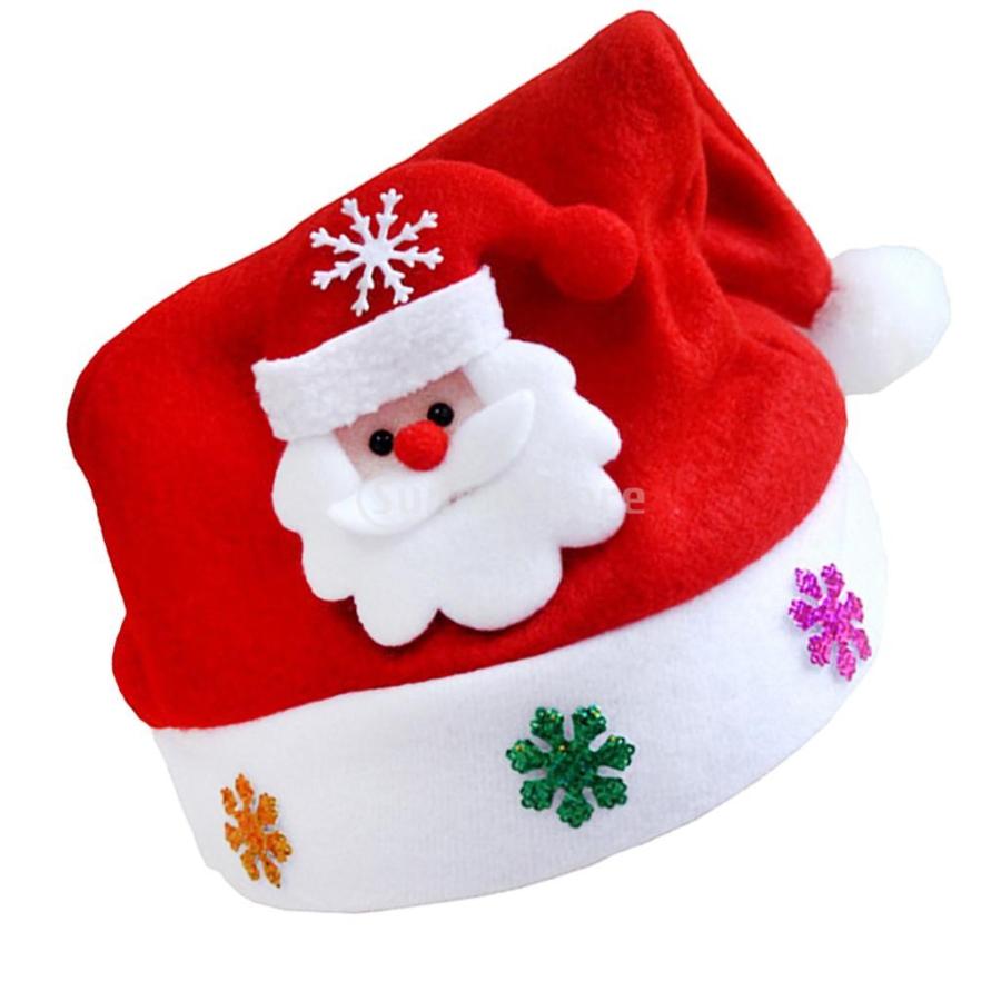 全3パターン サンタ帽子 クリスマス 帽子 ハット ノベルティ トナカイ サンタさん 雪だるま 贈り物 子供用 女の子 サンタさん Stkショップ 通販 Yahoo ショッピング