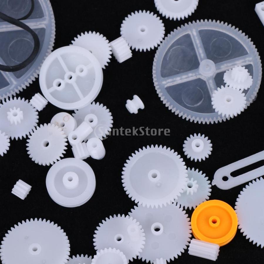 34種類 プラスチック ギア 歯車 プーリ パーツ Diy 手作り ロボット おもちゃ 工作キット Stkショップ 通販 Yahoo ショッピング