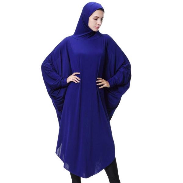 アラブイスラム教徒アバヤワンピースオーバーハングヒジャーブ祈り