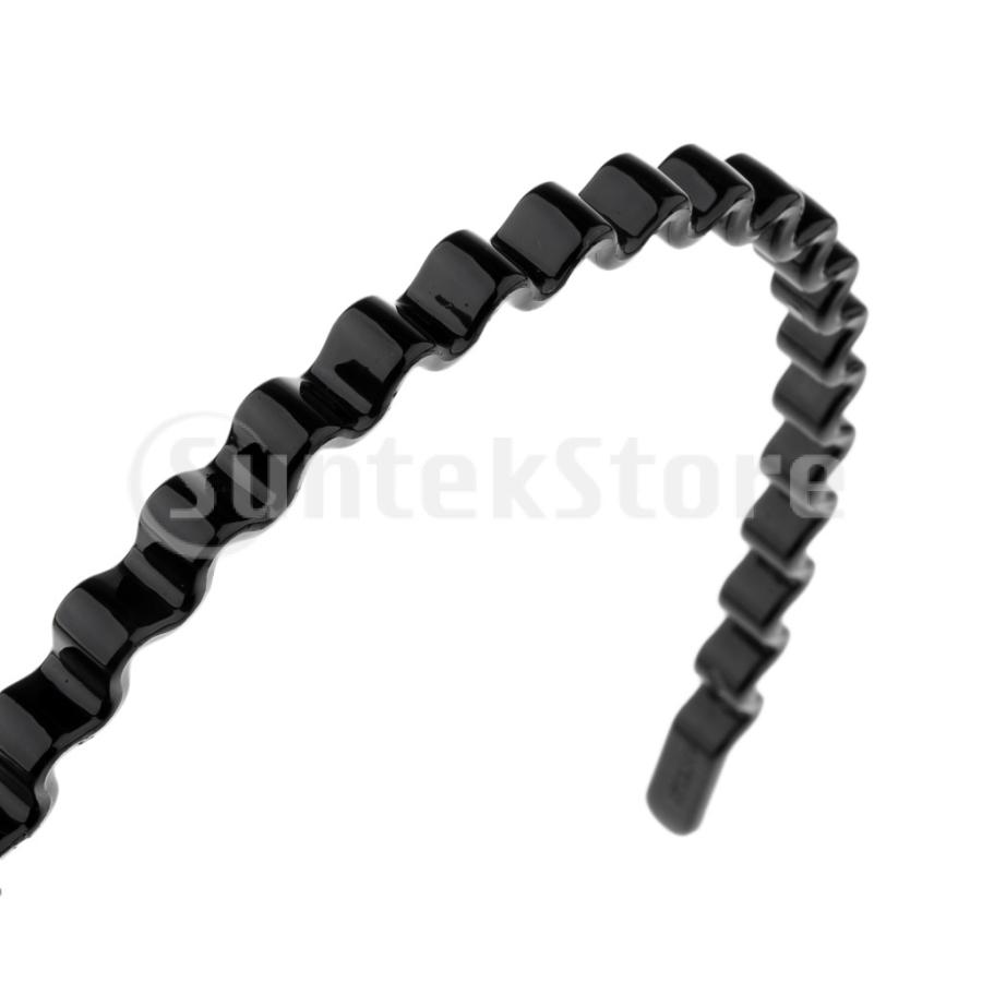 ジグザグヘアバンド歯波カチューシャ女性男性女の子ヘアアクセサリー