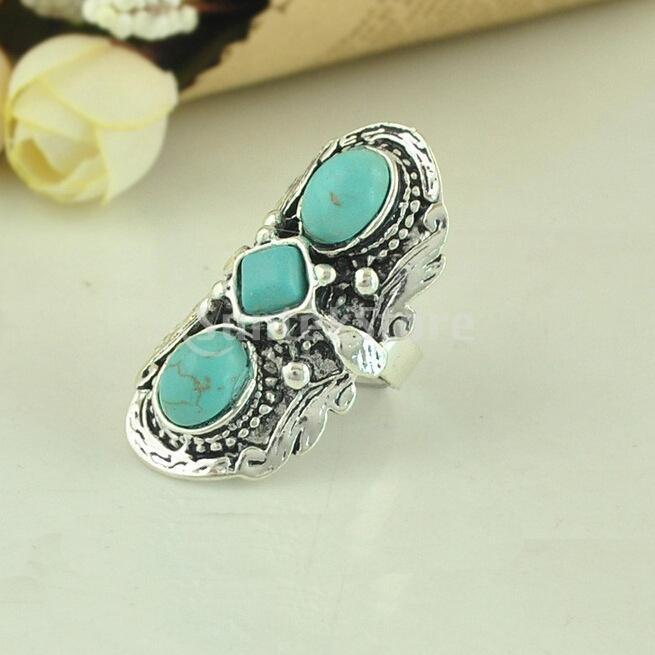 調整リング ヴィンテージ チベット ターコイズ 指輪 彫刻 ヒッピー 
