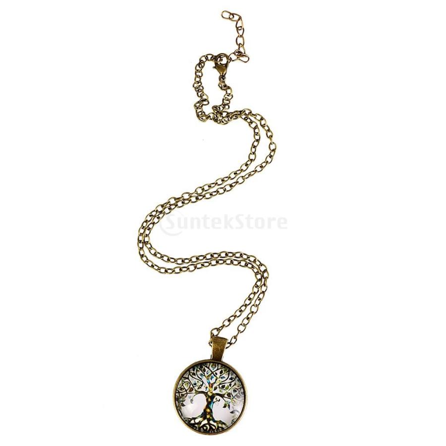 ペンダント ネックレス 生命の樹 ヴィンテージ風 かわいい チェーン