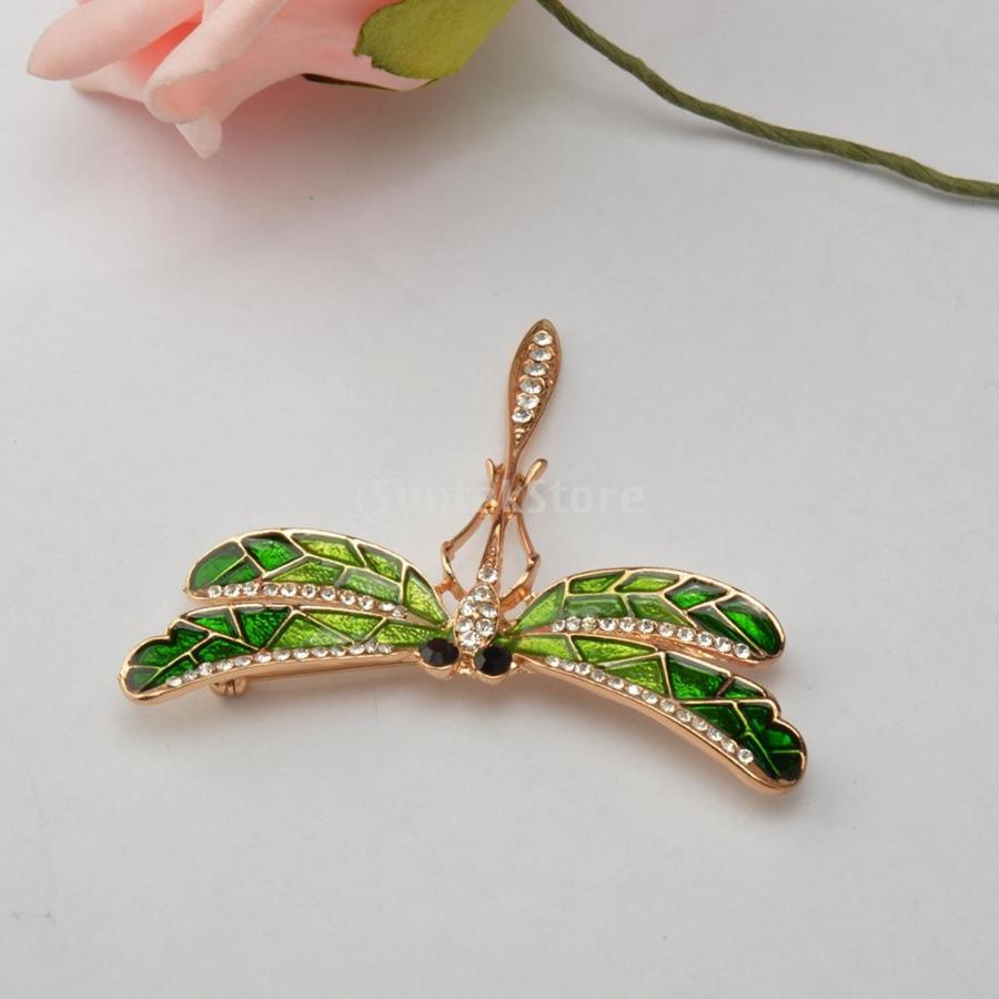 ノーブランド品 特別な 昆虫の宝石 ノベルティ 水晶 トンボデザイン 