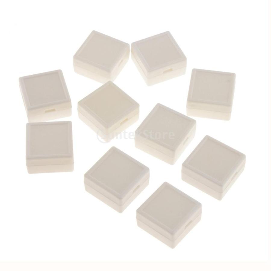 プラスチック製 四角いリング 収納ボックス 3x3cm ケース 小売店 ジュエリー ディスプレイ 10個入り Stkショップ 通販 Yahoo ショッピング