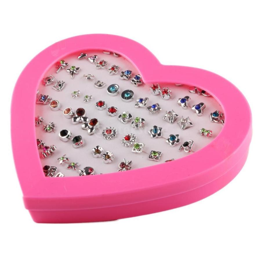 女性 可愛い ピアス スタッド 盛り合わせ 人気 ジュエリーセット おしゃれ ハートボックス 36ペア 贈り物 全４種類選べ ２ Stkショップ 通販 Yahoo ショッピング