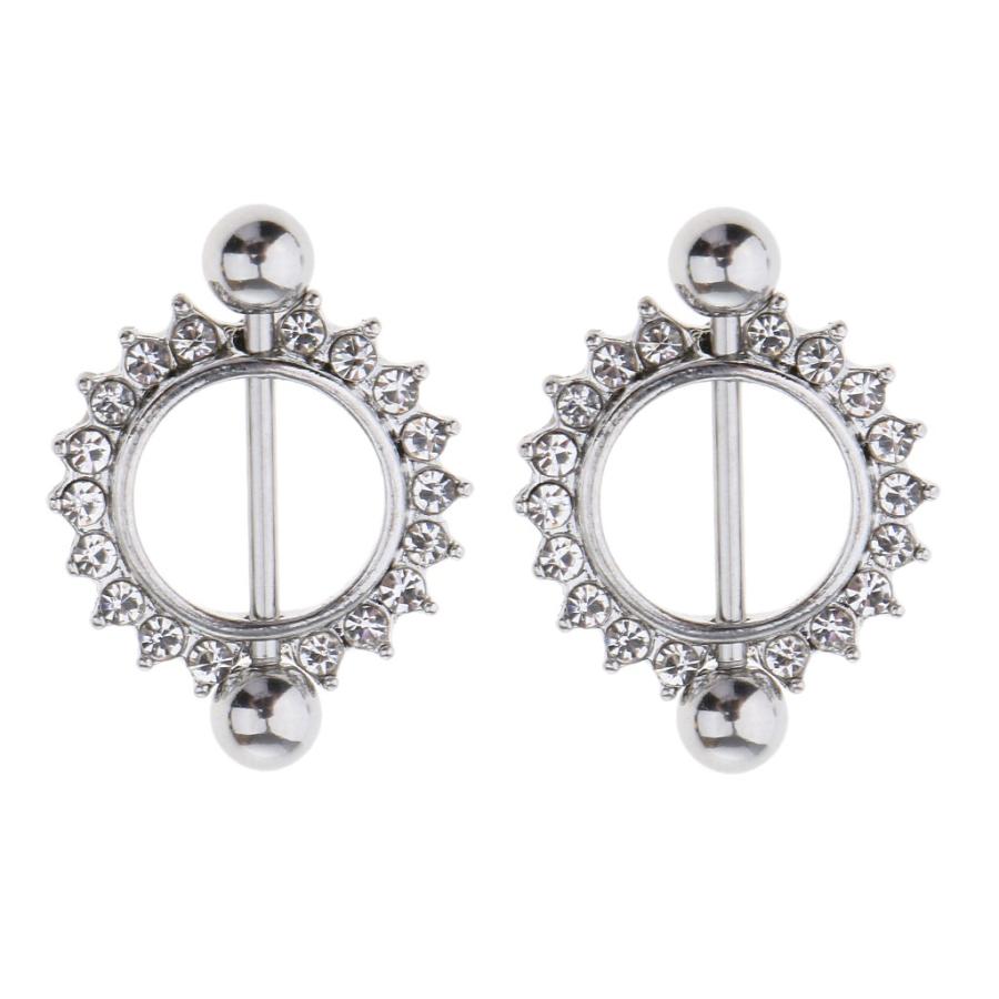 全3色 ニップルピアス 1ペア 16g 乳首ピアス ラインストーン ステンレス 個性的 ジュエリー ホワイト Stkショップ 通販 Yahoo ショッピング