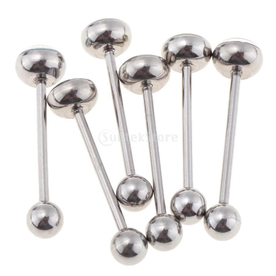 6本 ステンレス 14g 耳ピアス 舌ピアス 乳首ピアス ストレートバーベル 性感的 個性的 パーティー 宴会 アクセサリー Stkショップ 通販 Yahoo ショッピング