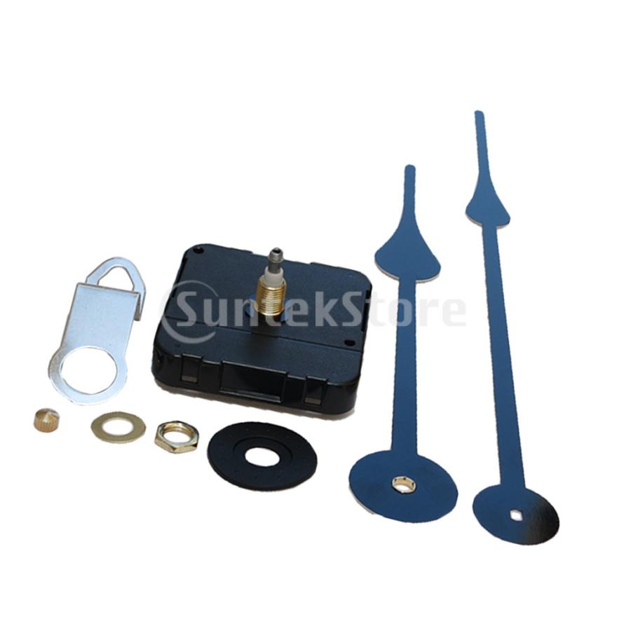 DIYサイレントメカニズムクォーツウォールクロックムーブメントモーター修理キットロングハンド 56044466STKショップ 通販