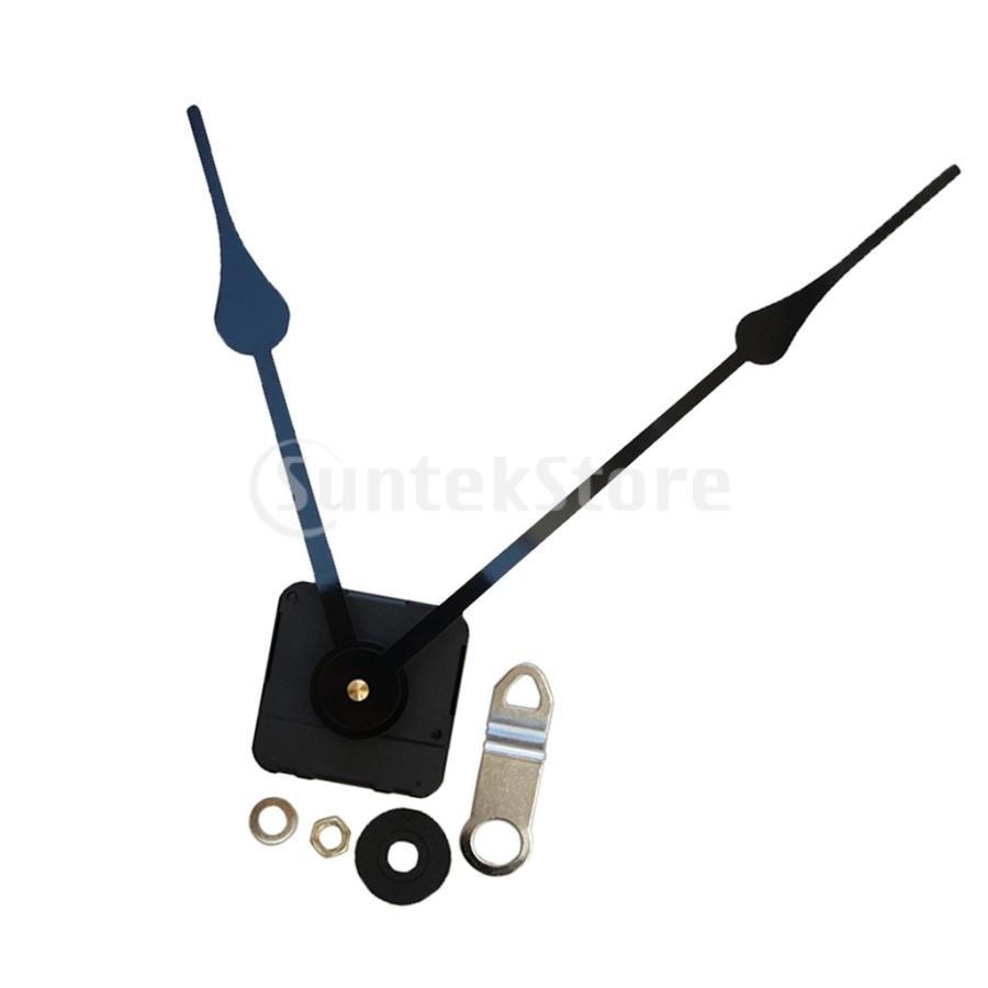 DIYサイレントメカニズムクォーツウォールクロックムーブメントモーター修理キットロングハンド 56044466STKショップ 通販