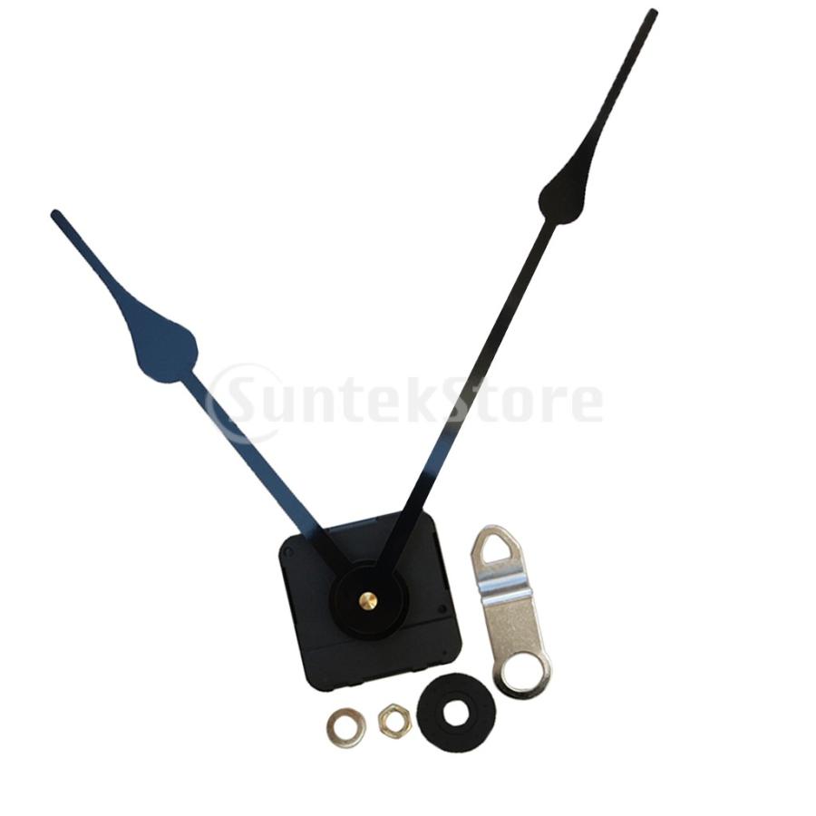 DIYサイレントメカニズムクォーツウォールクロックムーブメントモーター修理キットロングハンド 56044466STKショップ 通販