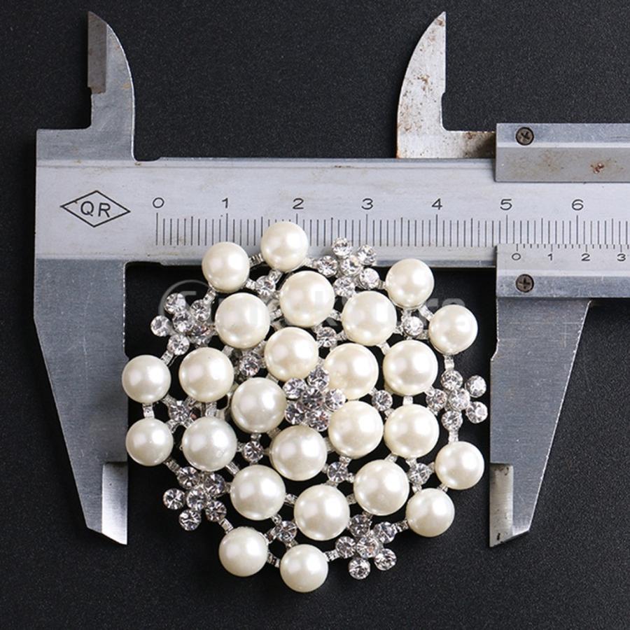 75%OFF!】 模造真珠の花ブライダルウェディングブローチピンレディガールズジュエリー
