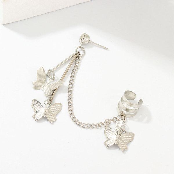夏セール開催中 ドレスイヤリング用バタフライイヤリングエレガントアロイシルバークリエイティブジュエリー Simbcity Net
