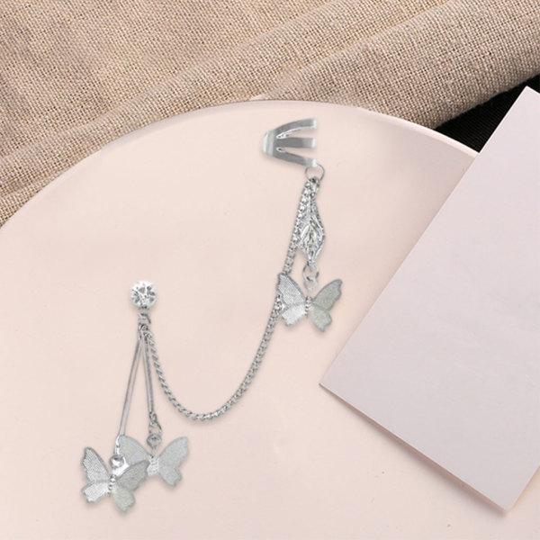 夏セール開催中 ドレスイヤリング用バタフライイヤリングエレガントアロイシルバークリエイティブジュエリー Simbcity Net