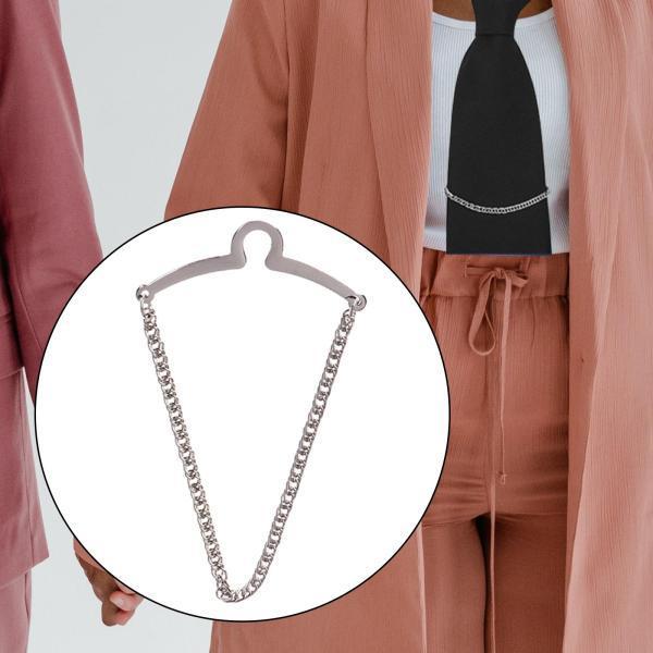 メンズネクタイチェーンネクタイリンクネクタイチェーンシングルループ